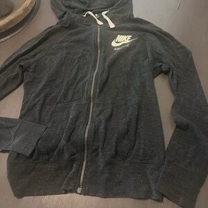Nike Charcoal Full-Zip Hoodie